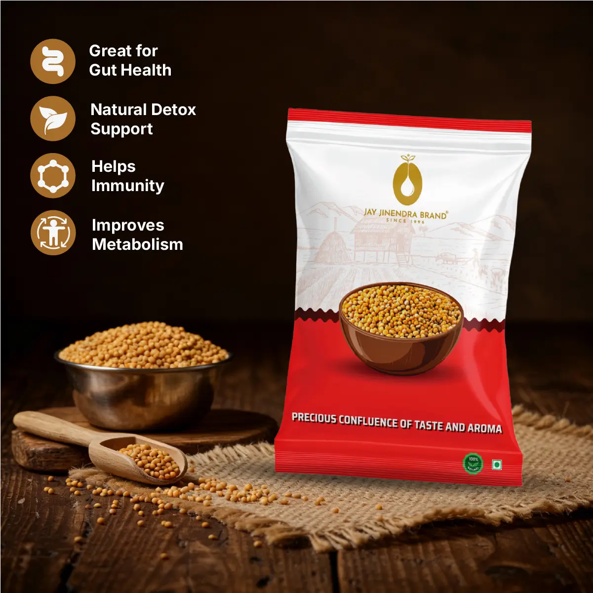 Yellow Mustard Seed (Bold)