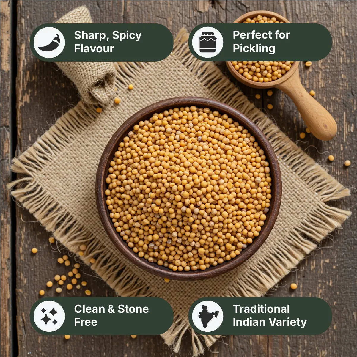 Yellow Mustard Seed (Small)